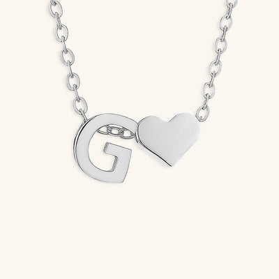 navnesmykke med initialen Ria | 18k Guld - DK BUTIK