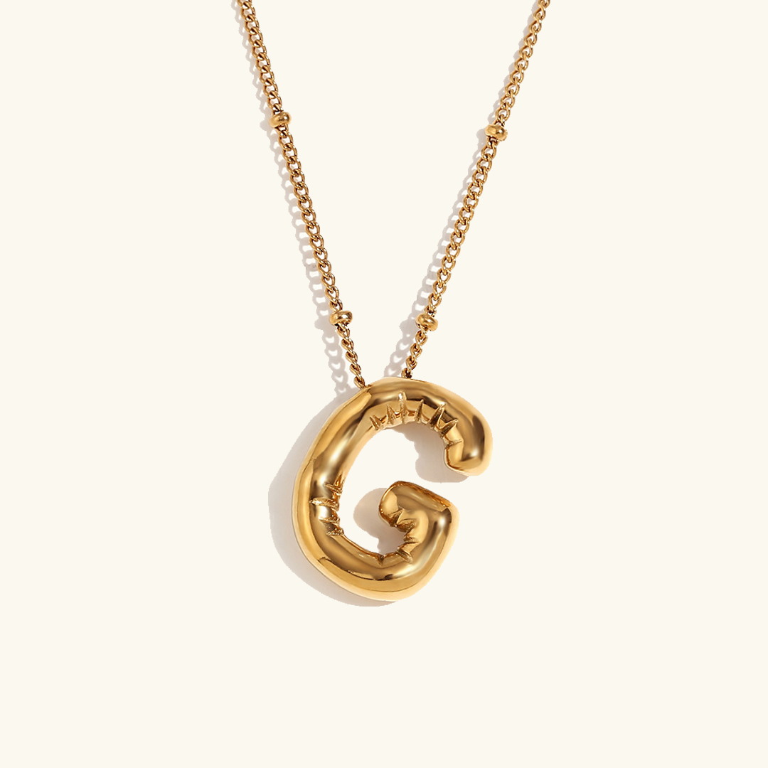 næsepynt med initialer | 18k Guld - DK BUTIK