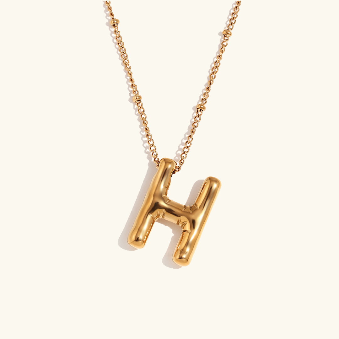 næsepynt med initialer | 18k Guld - DK BUTIK