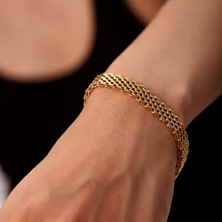 Imara Armbånd af Elegante Kæder | 18k Guld - DK BUTIK