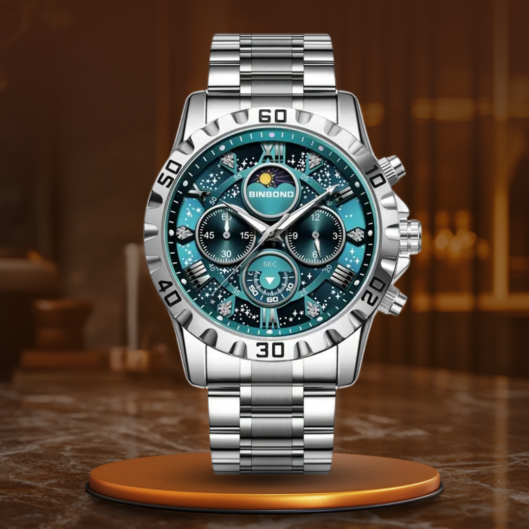 Luksus Chronograf Ur med Metal Rem™ - Olsen & Olsen - DK BUTIK