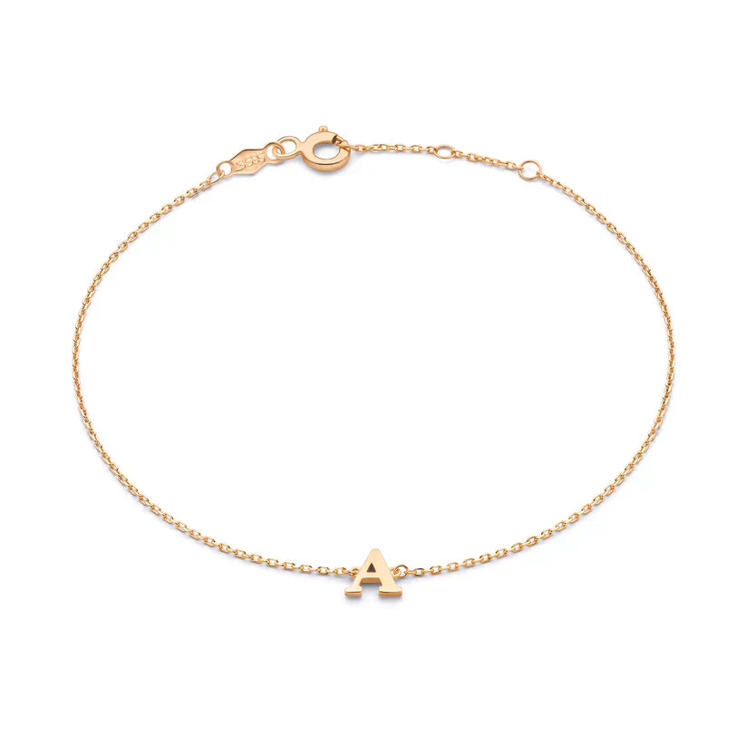 Vita Signa Initial-Armbånd | Guld 14k - DK BUTIK