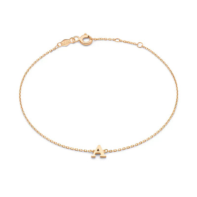 Vita Signa Initial-Armbånd | Guld 14k - DK BUTIK