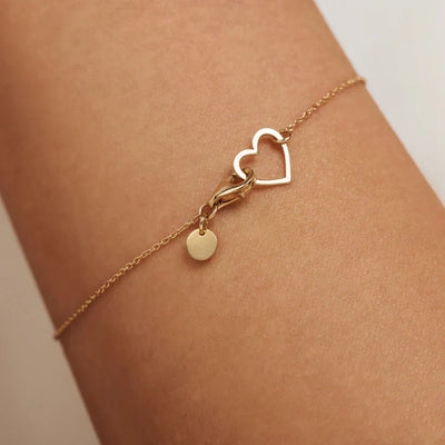 Lilou Coeur Armbånd | Guld 14k - DK BUTIK