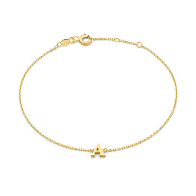 Vita Signa Initial-Armbånd | Guld 14k - DK BUTIK