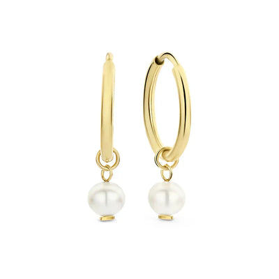 Delia Crest Øreringe | Guld 14k - DK BUTIK