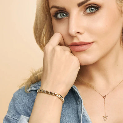 Ejendom Cuban Armband | Guld 16k - DK BUTIK