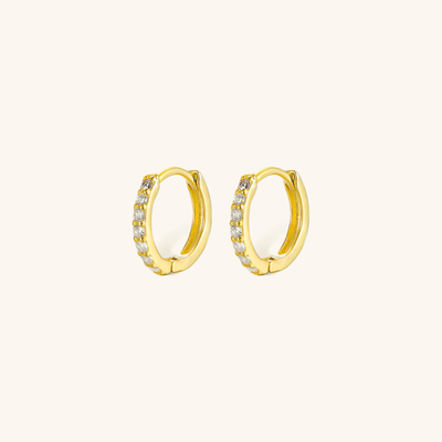 Huggie Øreringe Alexandria | 18k Guld - DK BUTIK