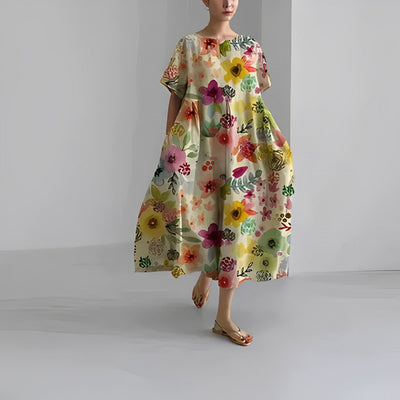 Rosa™ | Boho Blumenkleid