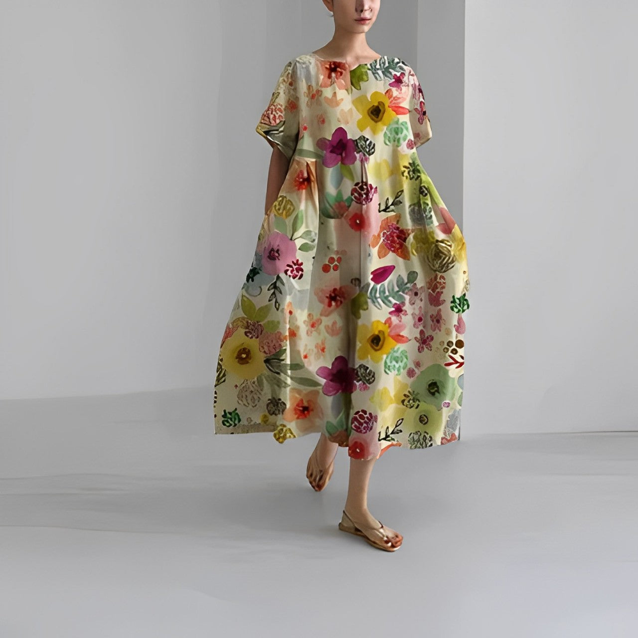 Rosa™ | Boho Blomsterkjole