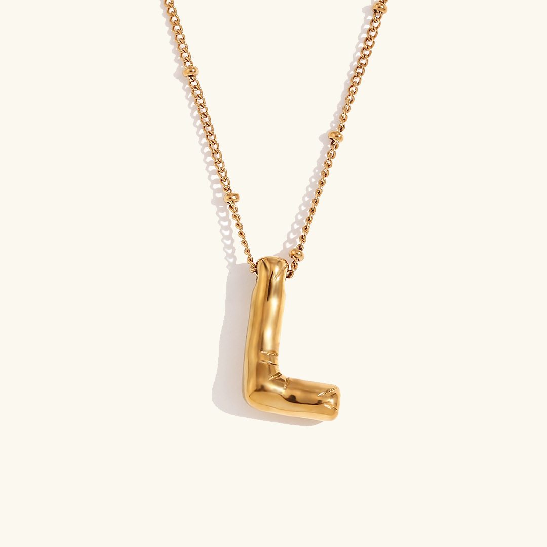 næsepynt med initialer | 18k Guld - DK BUTIK
