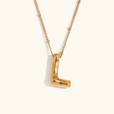 næsepynt med initialer | 18k Guld - DK BUTIK