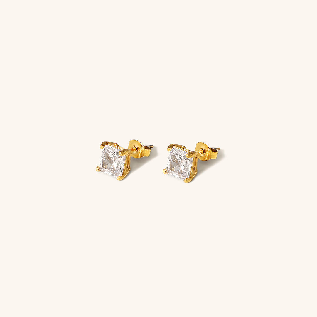 Solitær Øreringe fra Marca | 18k Guld - DK BUTIK