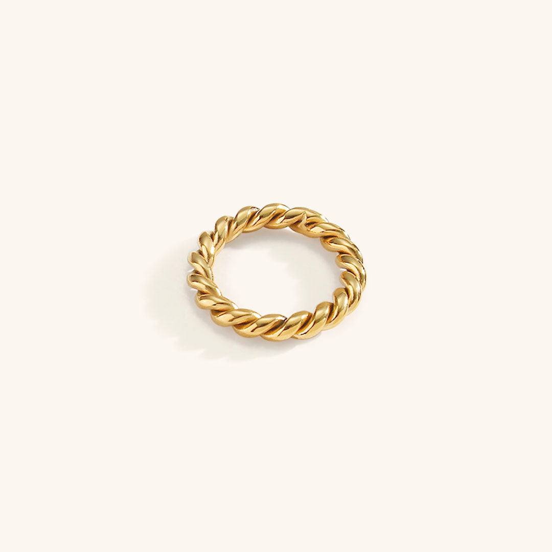 Melody Twist Ring | 18k Guld - DK BUTIK