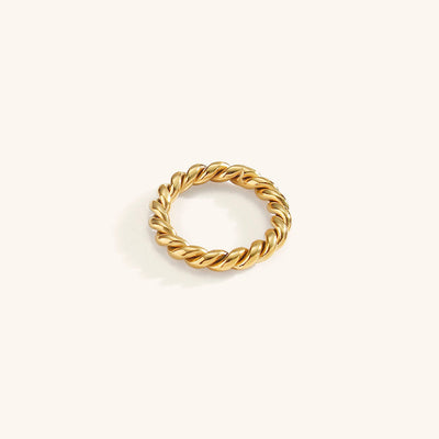 Melody Twist Ring | 18k Guld - DK BUTIK