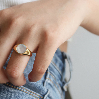 Perle Ring | 18k Guld - DK BUTIK