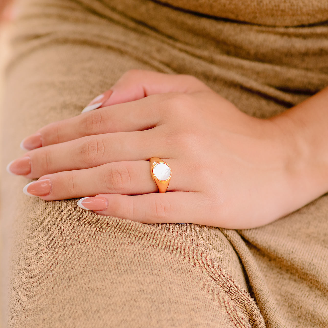 Perle Ring | 18k Guld - DK BUTIK