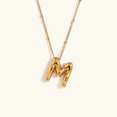 næsepynt med initialer | 18k Guld - DK BUTIK