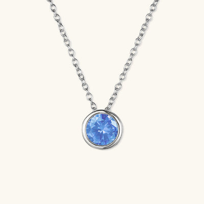 Amelia Halskæde med Fødselssten | 18k Guld - DK BUTIK