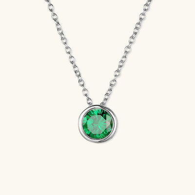 Amelia Halskæde med Fødselssten | 18k Guld - DK BUTIK