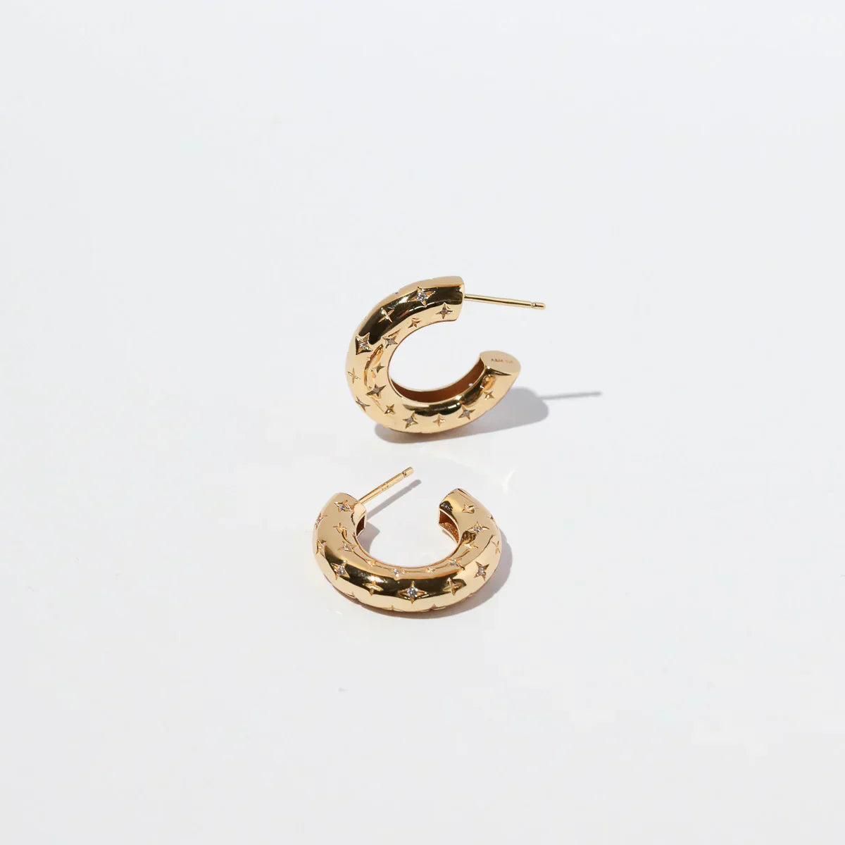 Cosmic Hoop-Øreringe | Guld 16k - DK BUTIK
