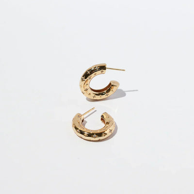 Cosmic Hoop-Øreringe | Guld 16k - DK BUTIK