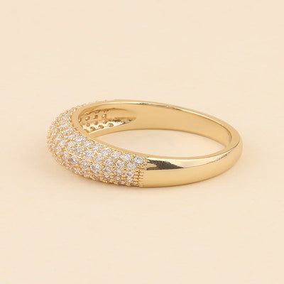 Ring med glaskuppel | Guld 18k - DK BUTIK