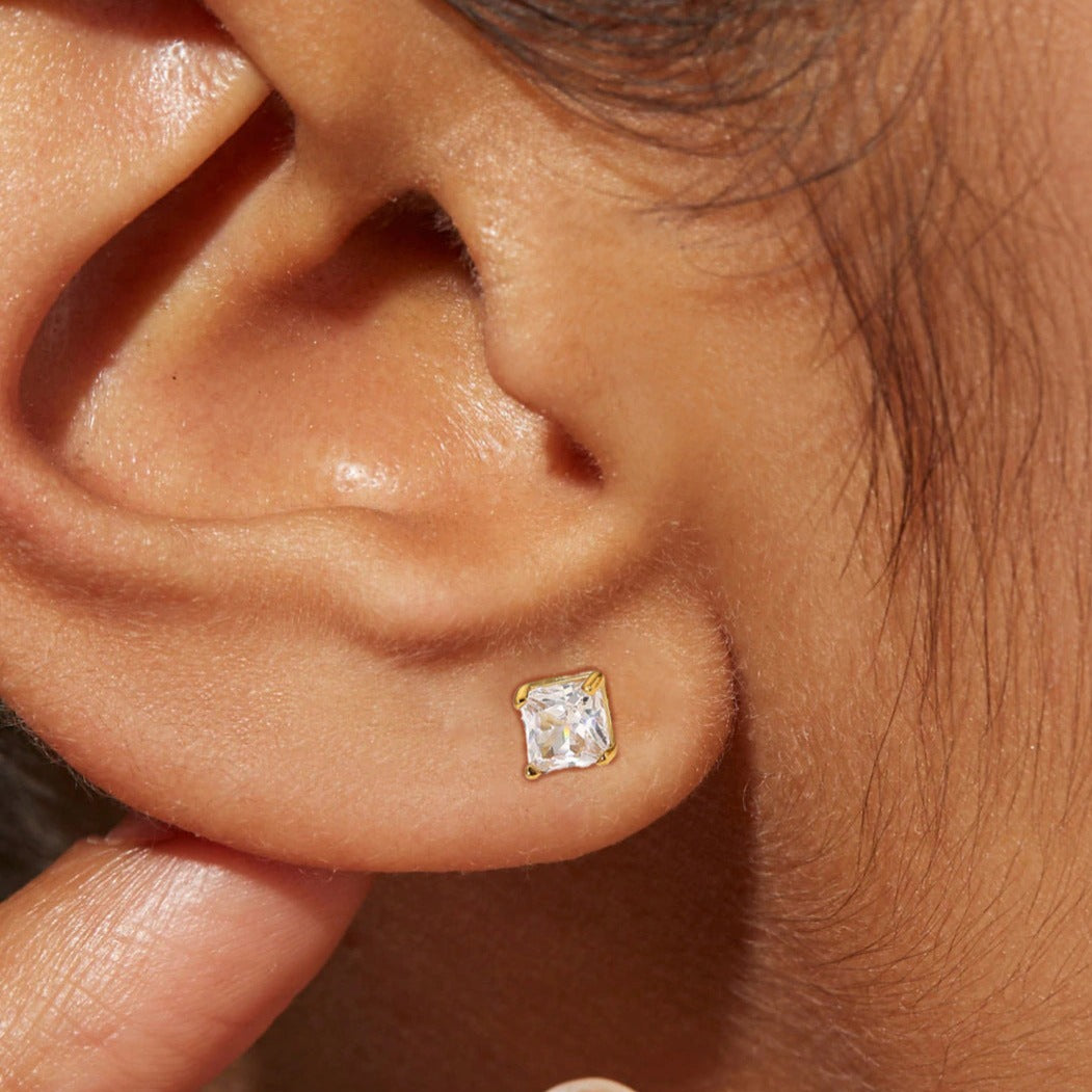 Solitær Øreringe fra Marca | 18k Guld - DK BUTIK