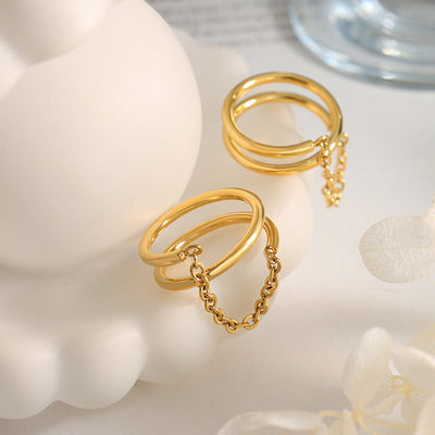 roterende ring | 18k Guld - DK BUTIK
