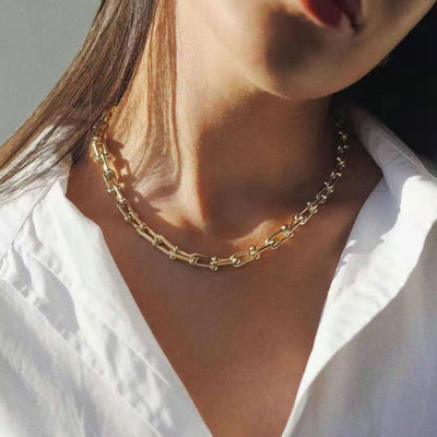 Kaskade Halskæde | 18k Guld - DK BUTIK
