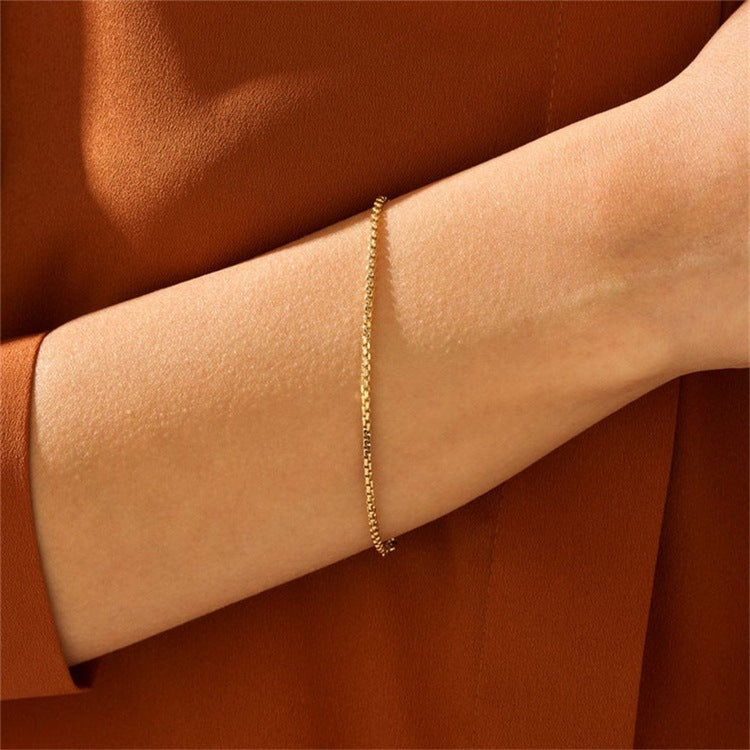 Kædearmbånd Victoria | 18k Guld - DK BUTIK