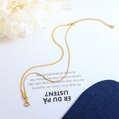 Klassiske Dobbelt Guld Armbånd | Guld 18k - DK BUTIK