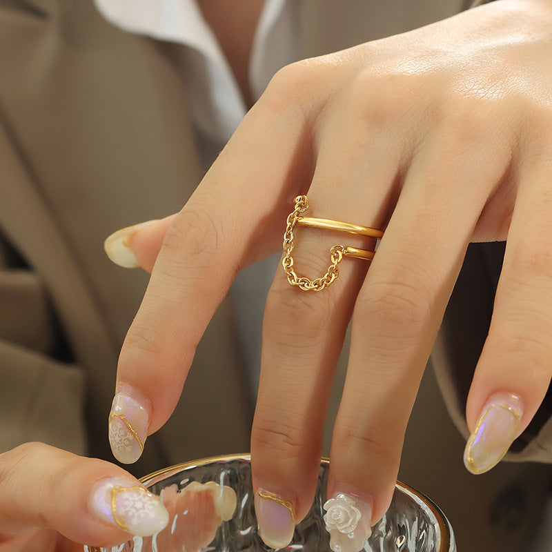 roterende ring | 18k Guld - DK BUTIK