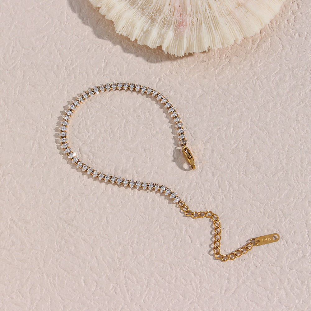 Tennisarmbånd Wisteria Diamant | 18k Guld - DK BUTIK