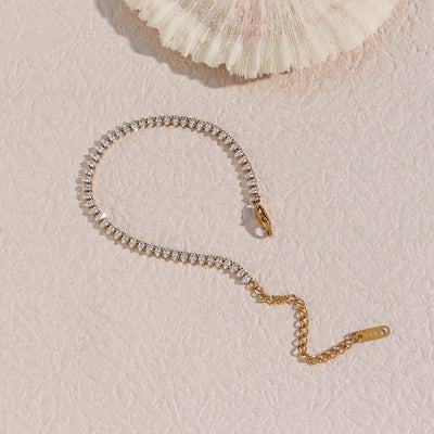 Tennisarmbånd Wisteria Diamant | 18k Guld - DK BUTIK