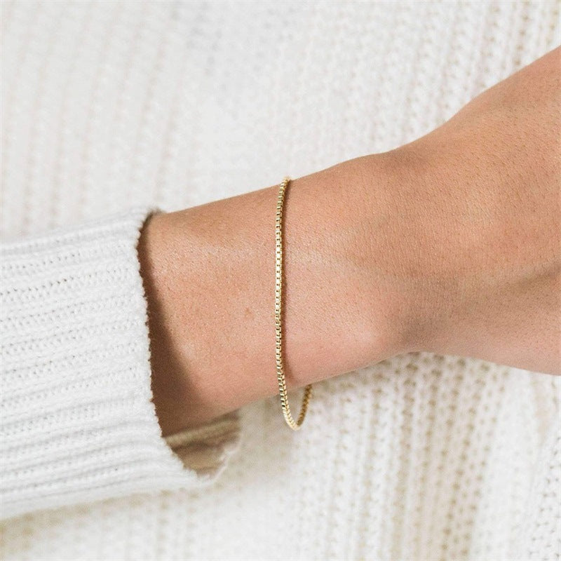 Kædearmbånd Victoria | 18k Guld - DK BUTIK