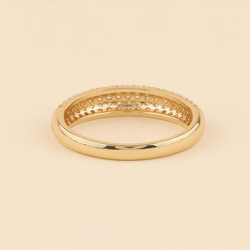 Ring med glaskuppel | Guld 18k - DK BUTIK