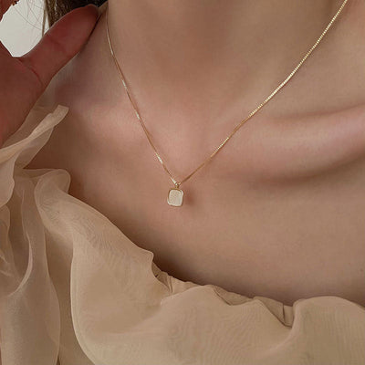 Sophie Gold Halskæde med Perlevedhæng | 18k Guld - DK BUTIK