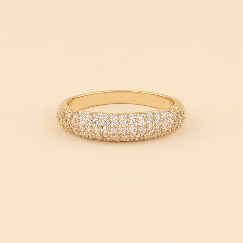Ring med glaskuppel | Guld 18k - DK BUTIK