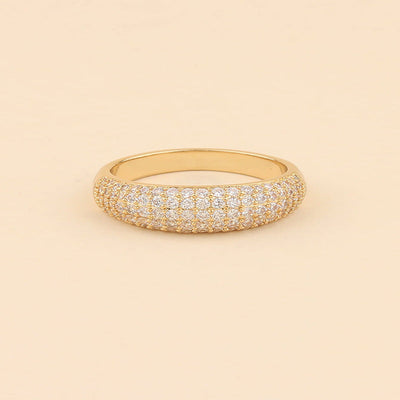Ring med glaskuppel | Guld 18k - DK BUTIK
