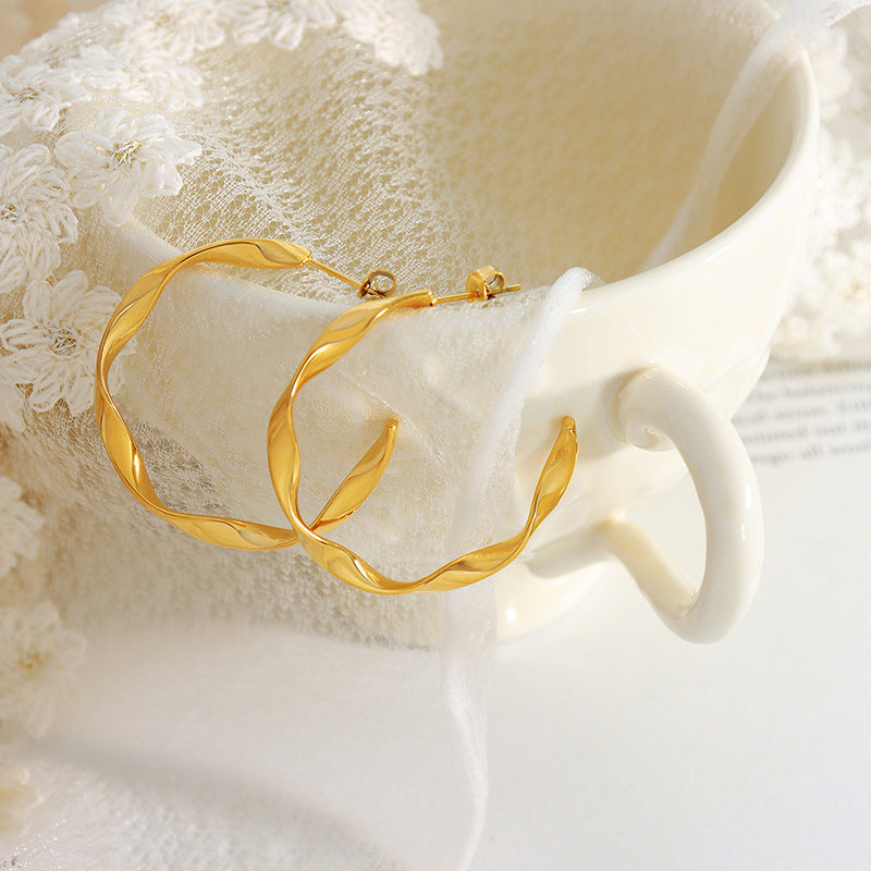 Iris Øreringe | 18k Guld - DK BUTIK