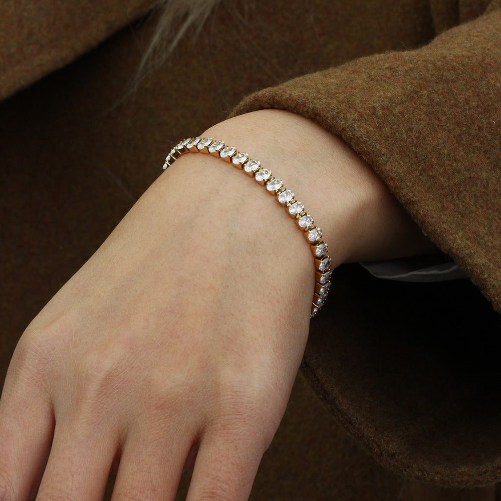 Tennisarmbånd Wisteria Diamant | 18k Guld - DK BUTIK