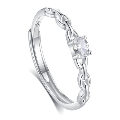 Rosetta Alberti Ring | Hvidguld