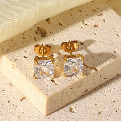 Solitær Øreringe fra Marca | 18k Guld - DK BUTIK