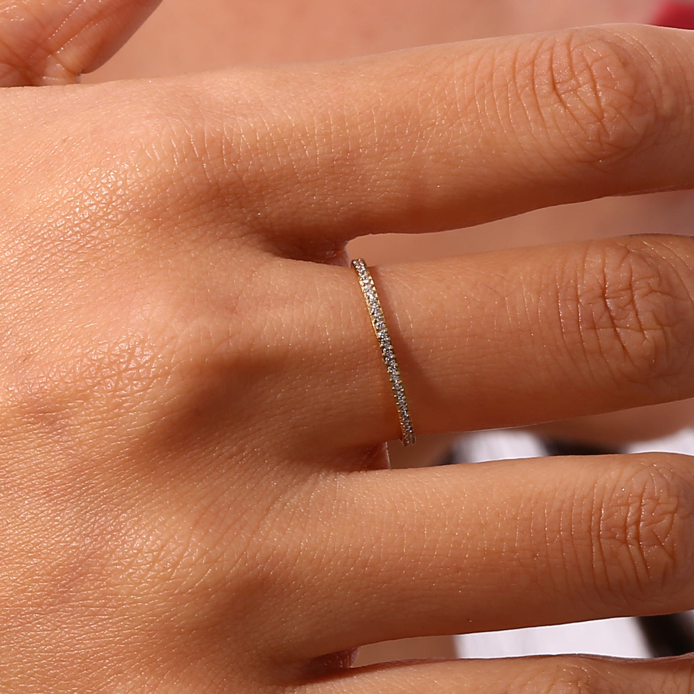 Zarra Paved Ring | 18k Guld - DK BUTIK