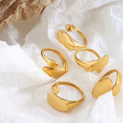 Minimalistisk Ring Odyssee | 18k Guld - DK BUTIK