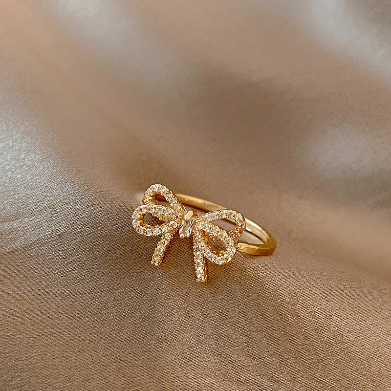 Henrietta Ring med Guld Bånd | Guld 18k - DK BUTIK