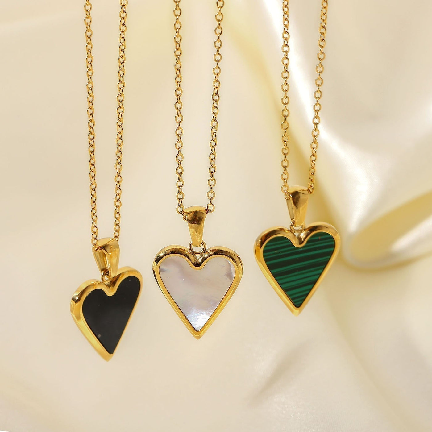 Blythe Halskæde med hjerte | 18k Guld - DK BUTIK