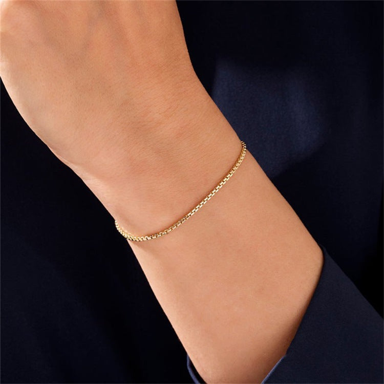 Kædearmbånd Victoria | 18k Guld - DK BUTIK