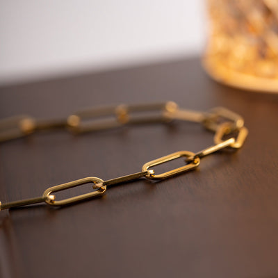 Ria Halskæde Guld Clips | 18k Guld - DK BUTIK